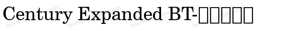 Century Expanded BT字体转换